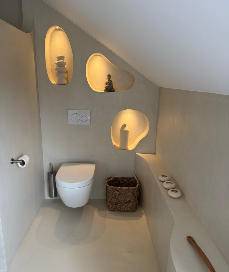 Réalisation salles de bain modernes en Mortex et micro-ciment1 - MadebyFDK